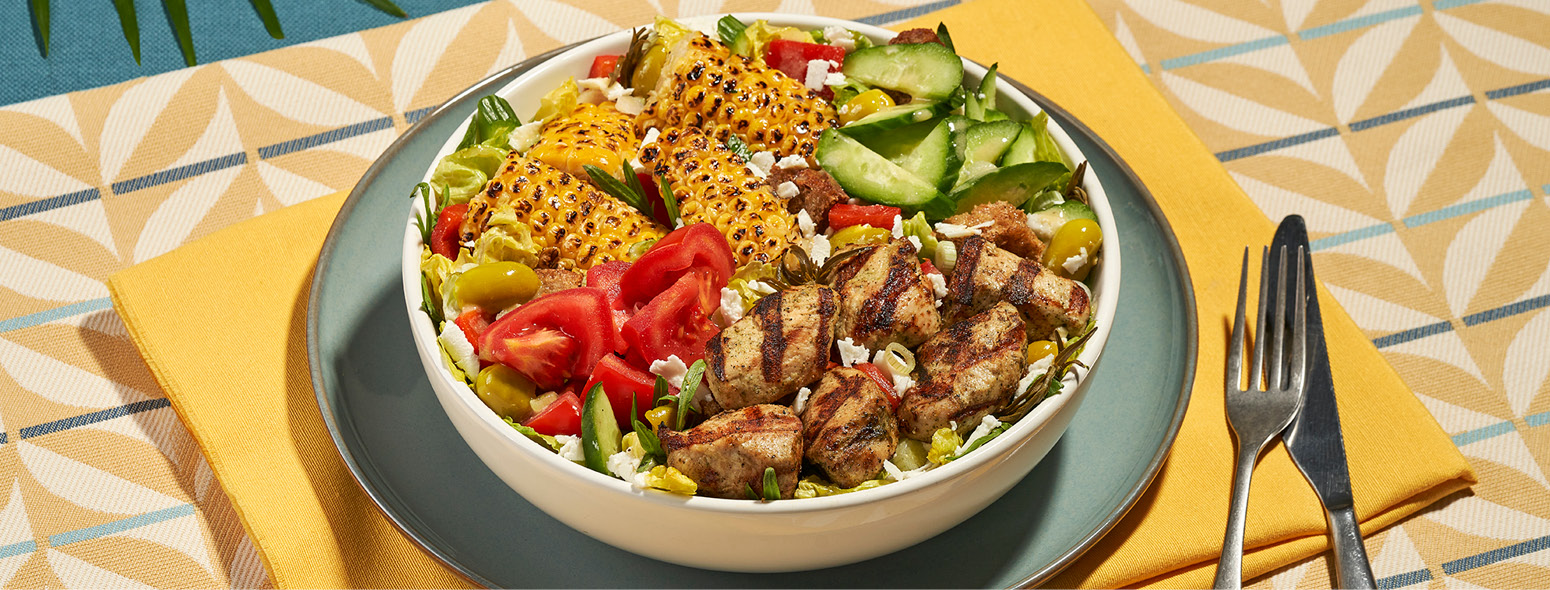 Chicken Souvlaki Bowl